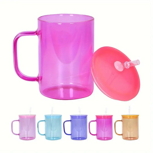 17oz Sublimation Jelly Bean Glass Mug-YOU PICK ANY DESIGN