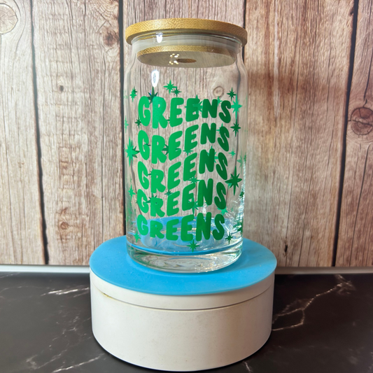 Greens 16oz Libby Glass