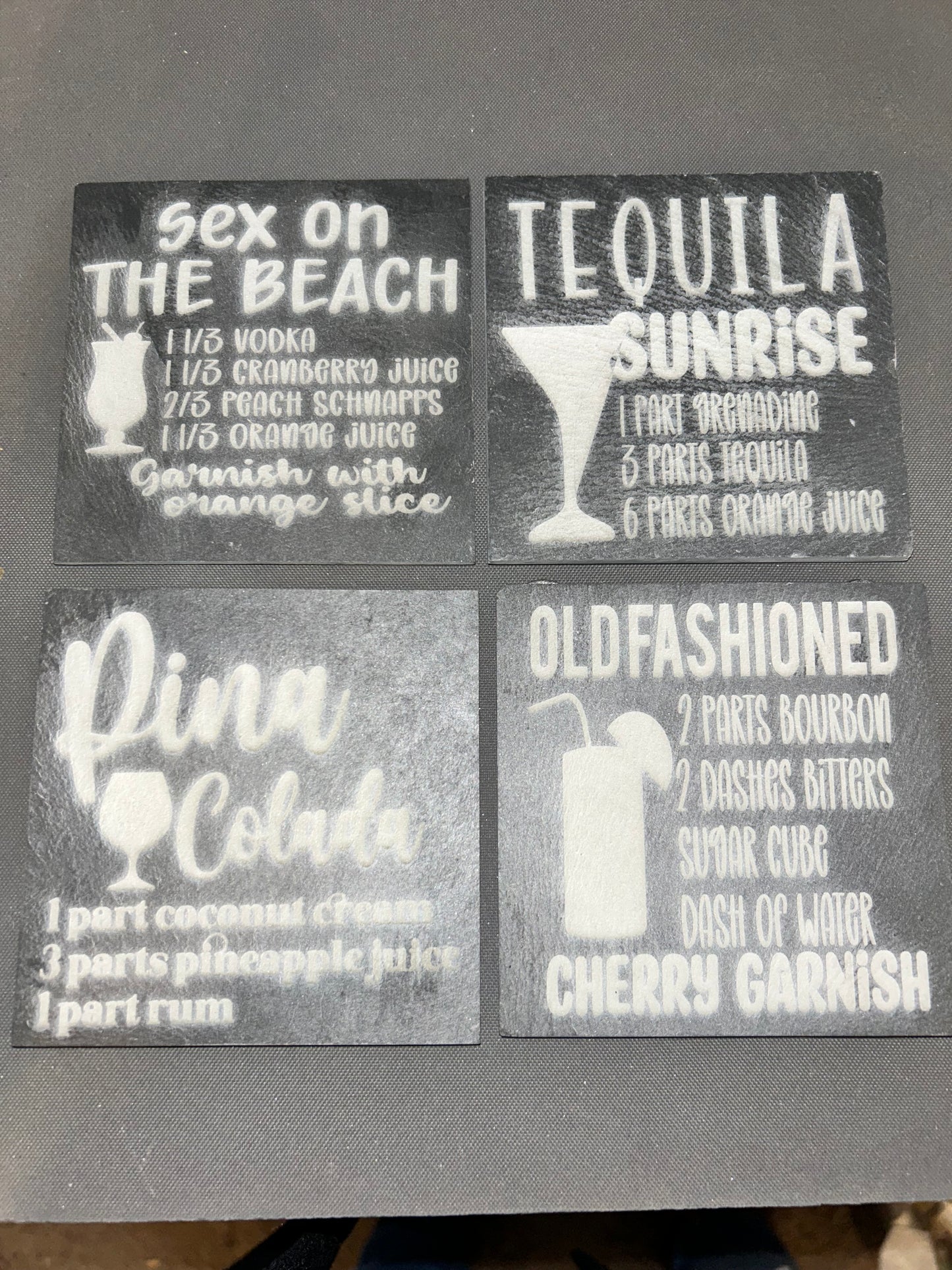 Rock Slate Coasters