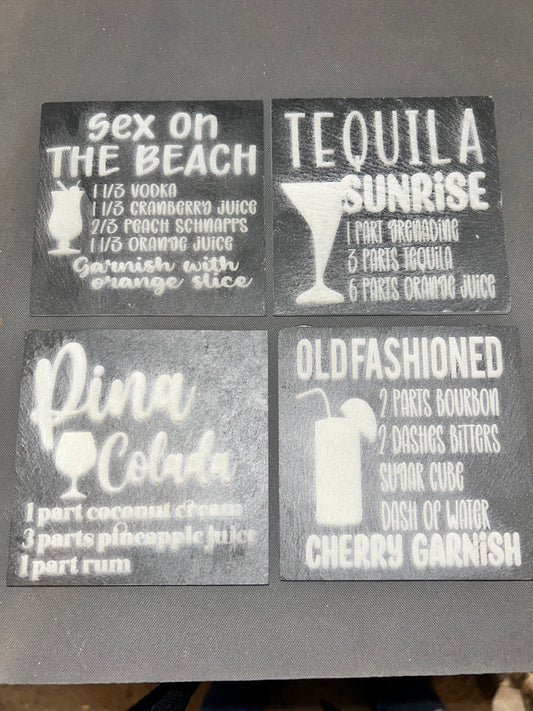 Rock Slate Coasters