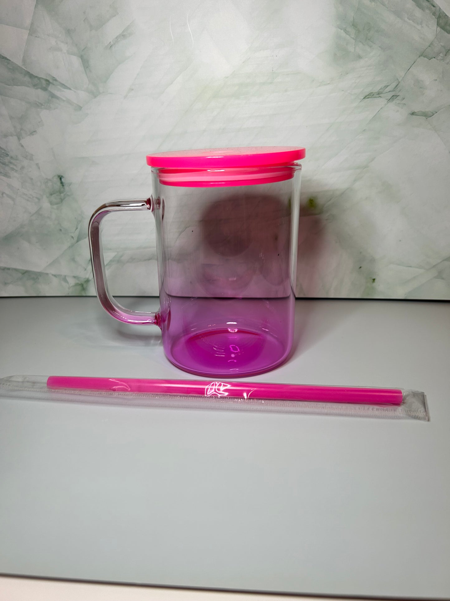 17oz Sublimation Jelly Bean Glass Mug-YOU PICK ANY DESIGN