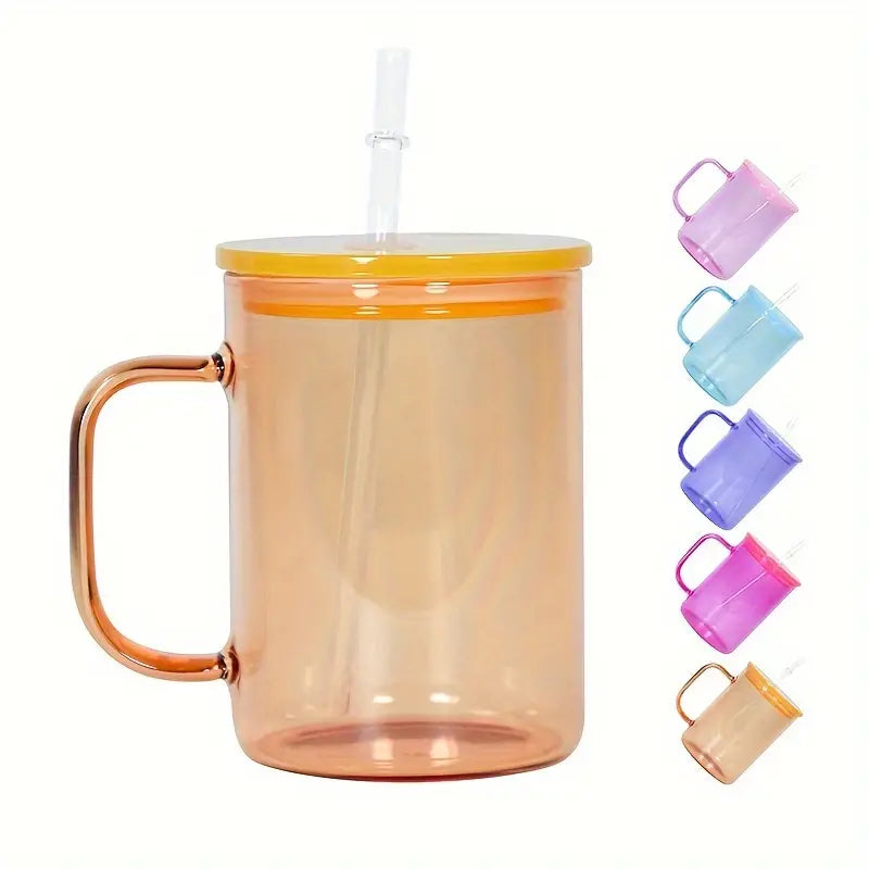 17oz Sublimation Jelly Bean Glass Mug-YOU PICK ANY DESIGN