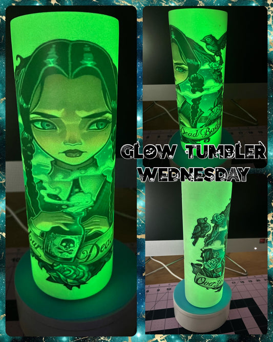 Wednesday Adams Glow Tumbler